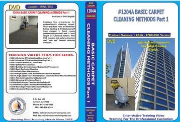 American Training Videos Custodial Series 1204A Basic Carpet Cleaning Methods Part 1